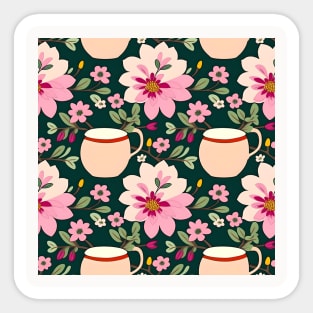 Floral Splendor of Hawaii Sticker